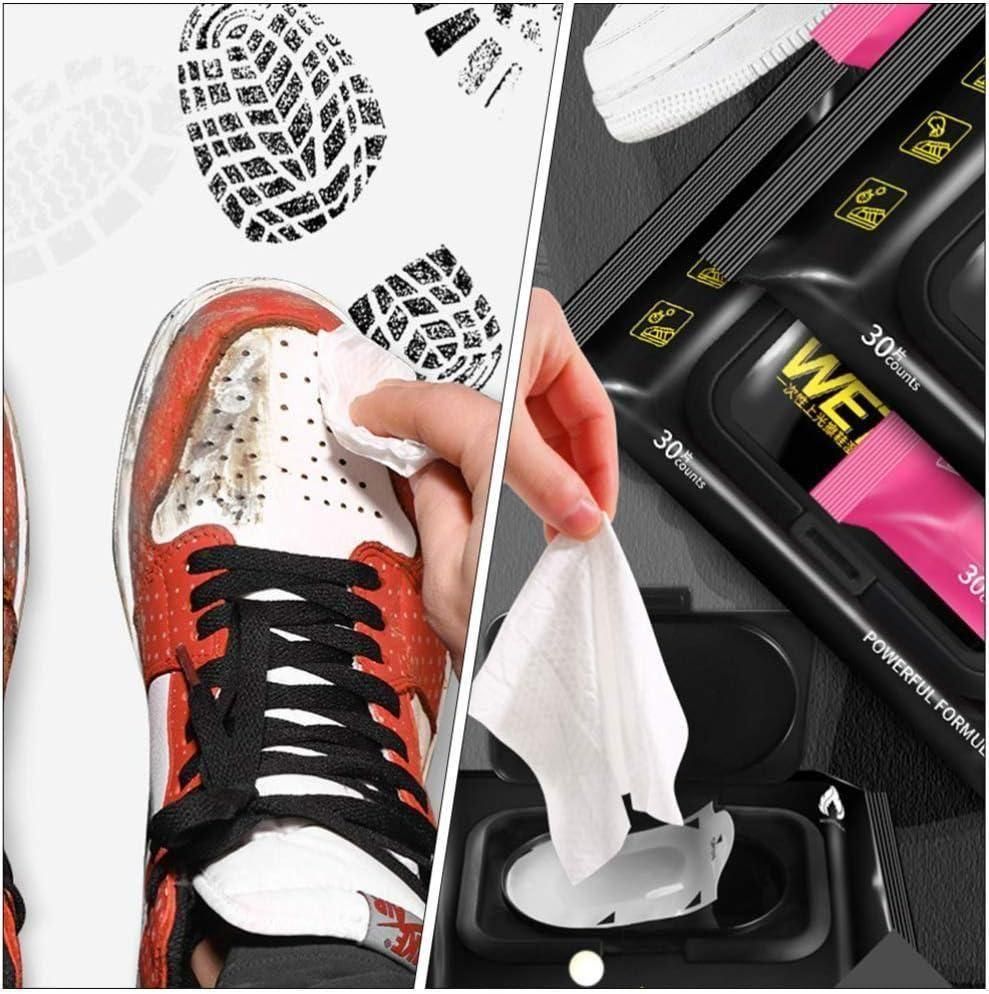 Imported Premium Shoe Cleaning Wet Wipes – Easy, Quick & Effective | No Water Needed! - 80 Wipes