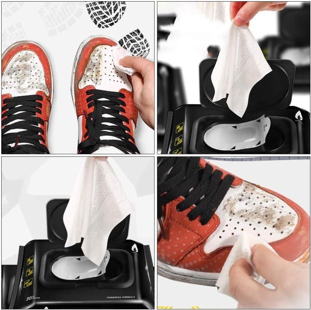 Imported Premium Shoe Cleaning Wet Wipes – Easy, Quick & Effective | No Water Needed! - 80 Wipes