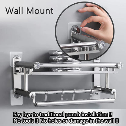 Self-Adhesive Heavy Duty Wall Hooks – No Drill, Waterproof