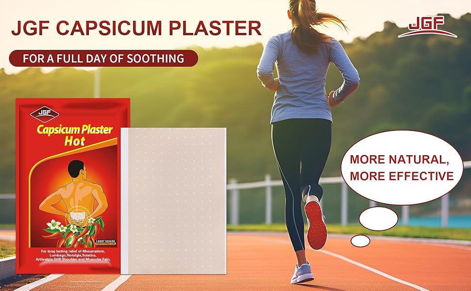 Imported Capsaicin Patches,4.72"x7.08" Hot Capsicum Pain Relief Patch - Pack of 10