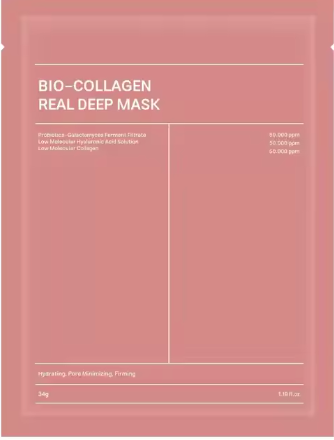 Pack of Collagen Facial Mask – Compressed Anti-Aging, Hydrating & Firming Sheet Mask (Travel Size)