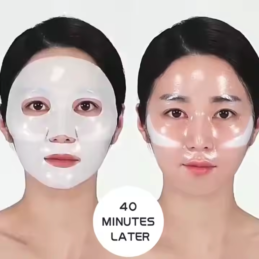 Pack of Collagen Facial Mask – Compressed Anti-Aging, Hydrating & Firming Sheet Mask (Travel Size)