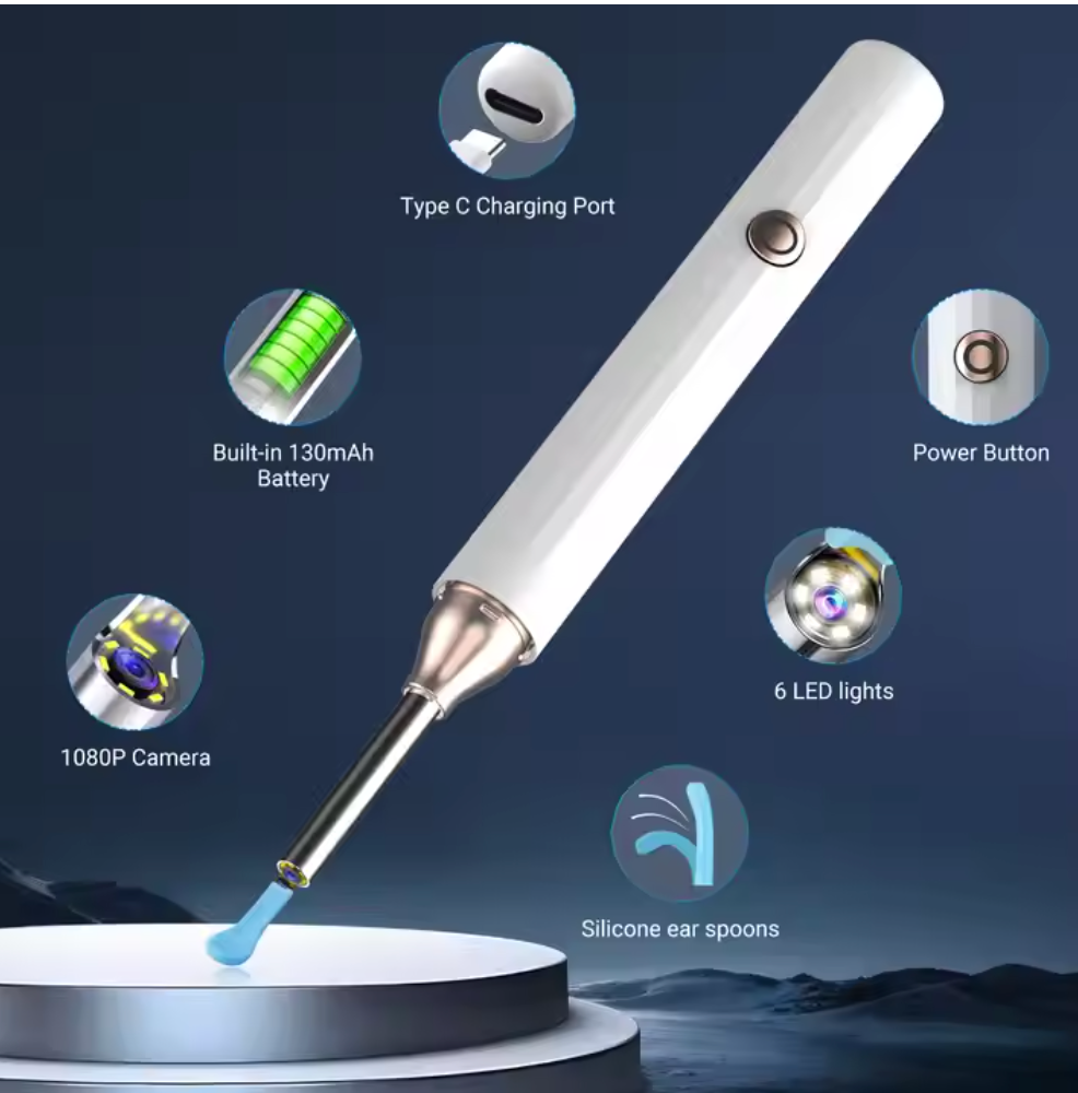 HD Wireless Ear Wax Removal Camera - Warranty Included.