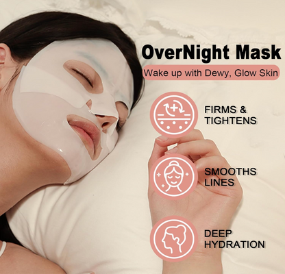 Pack of Collagen Facial Mask – Compressed Anti-Aging, Hydrating & Firming Sheet Mask (Travel Size)