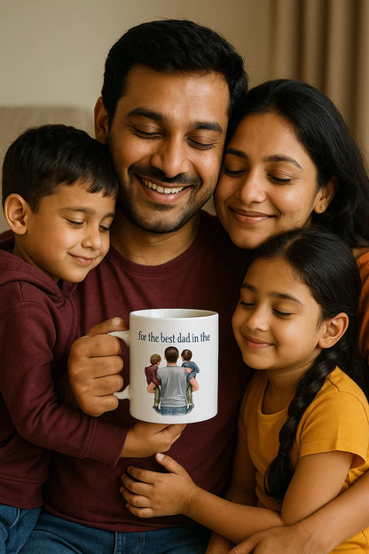 For the Best Dad in the World – 11oz Coffee Mug | Thoughtful Father’s Day Gift