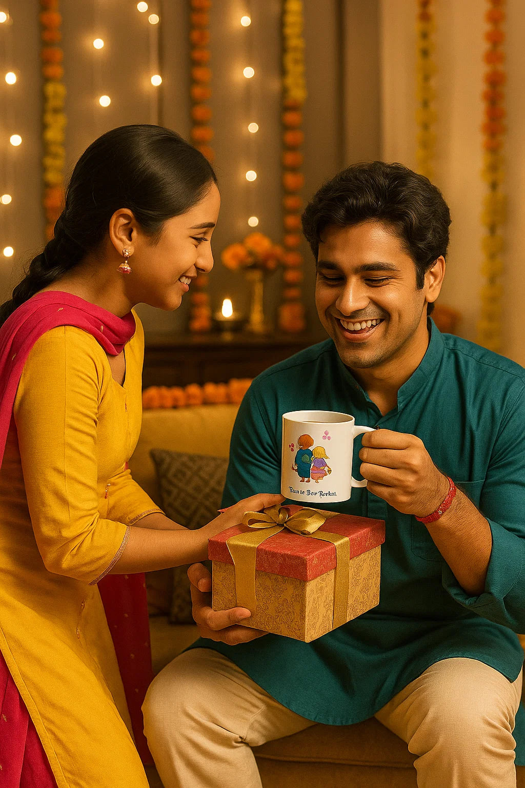 World’s Best Brother Coffee Mug – 11oz Rakhi Gift
