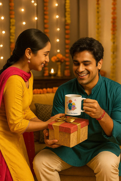 World’s Best Brother Coffee Mug – 11oz Rakhi Gift